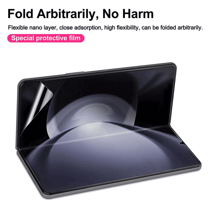 For Samsung Galaxy Z Fold 6 5 4 Fexible Membrane Scratch ResistanceTPU HD Clear Screen Protector Flim