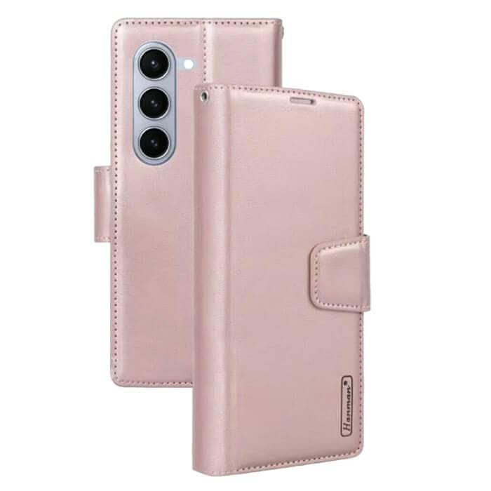 For Samsung Galaxy Z Fold 6 Hanman Wallet Case Flip Leather Card Slots Magnetic Stand Cover