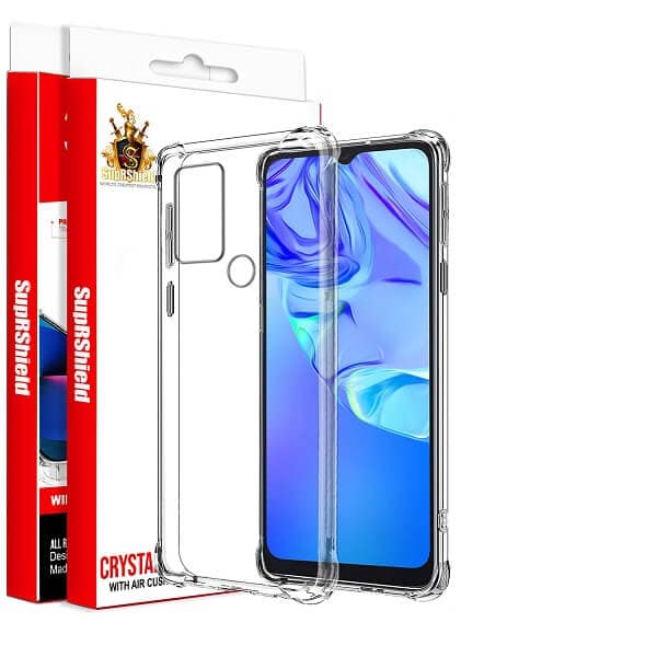 For TCL 305 SupRShield Clear Case Shockproof Tough Gel Clear Transparent Air Cushion Cover (Transparent)