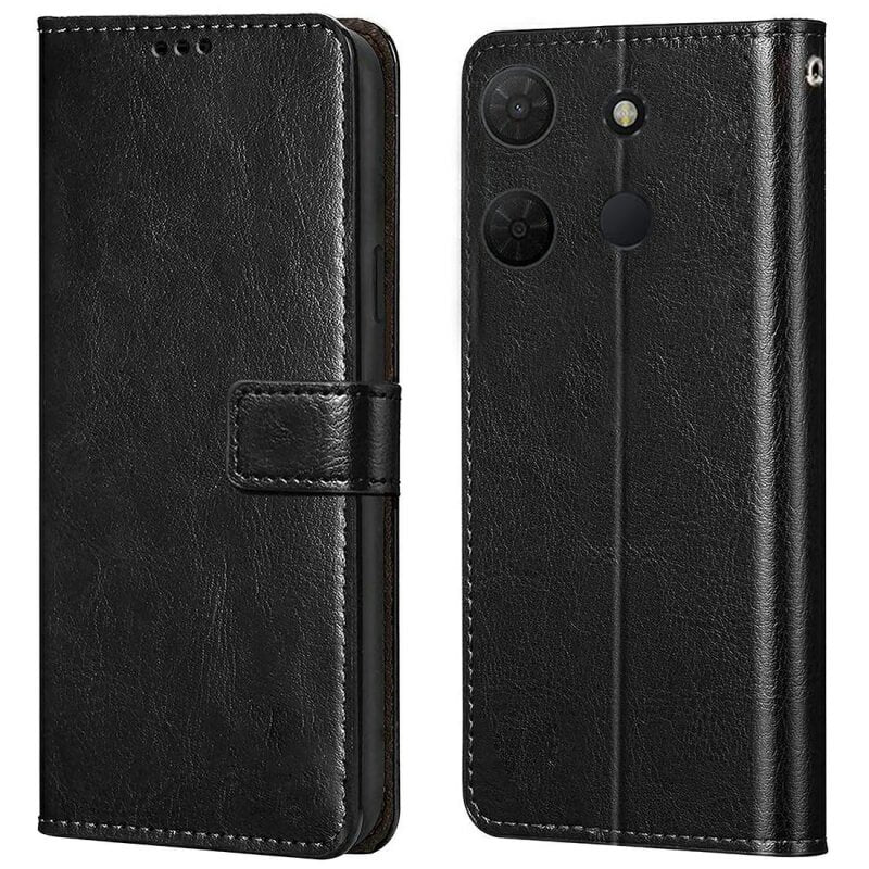 For TCL 503 Wallet Leather Card Holder Flip Protective Shockproof Magnetic Case Cover