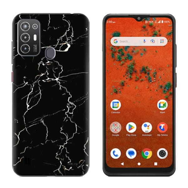 For Telstra T-Pro Fancy Soft Gel Flexible Protective Stylish Case Cover