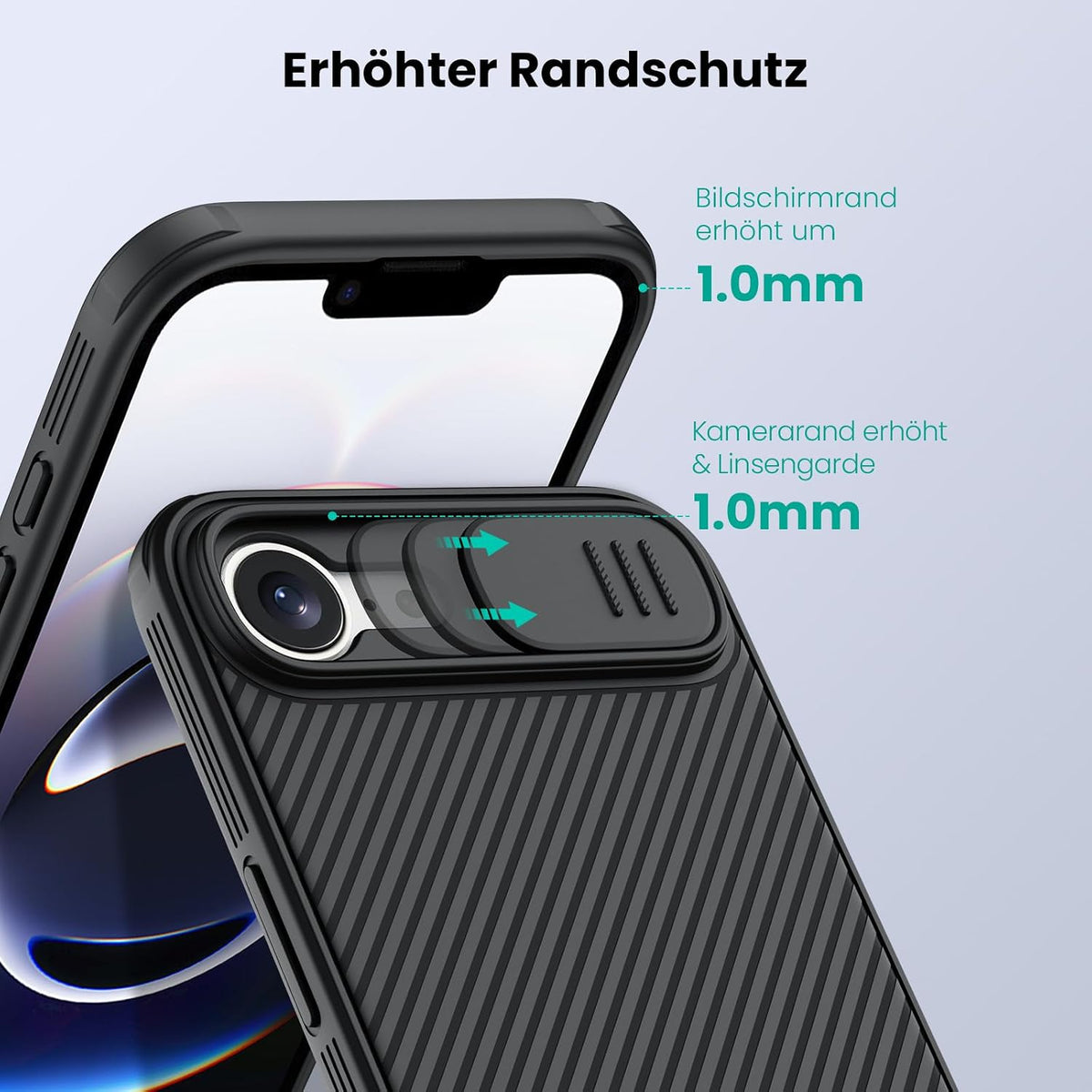 For Apple iPhone 7/8/SE 2020-2022 Nillkin Case, CamShield Series Shockproof Heavy Duty Protective Case With Slide Camera Cover