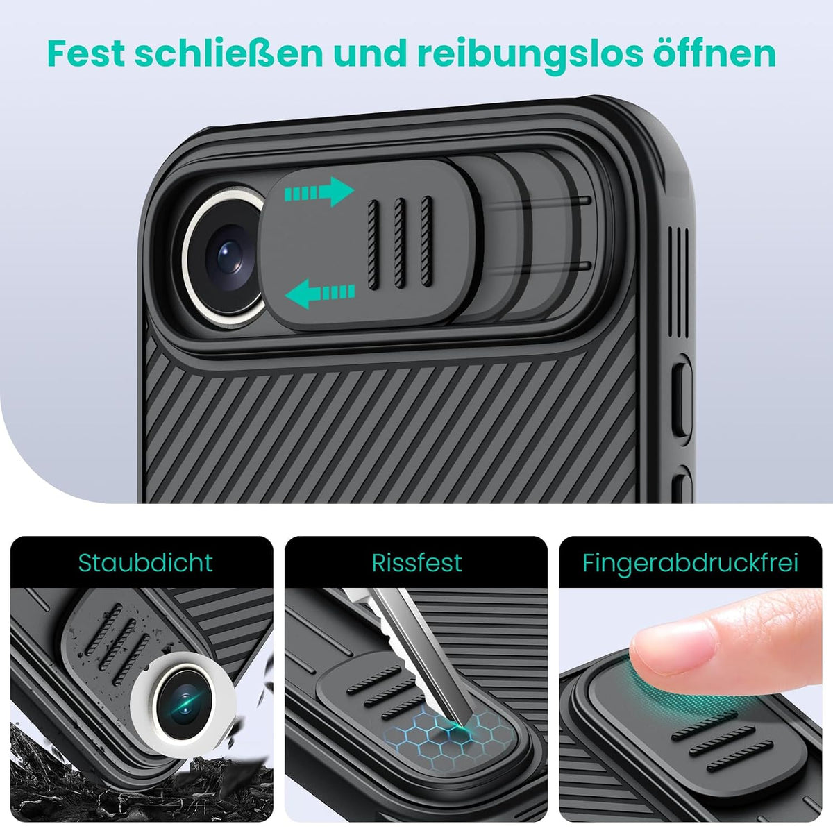 For Apple iPhone 7/8/SE 2020-2022 Nillkin Case, CamShield Series Shockproof Heavy Duty Protective Case With Slide Camera Cover