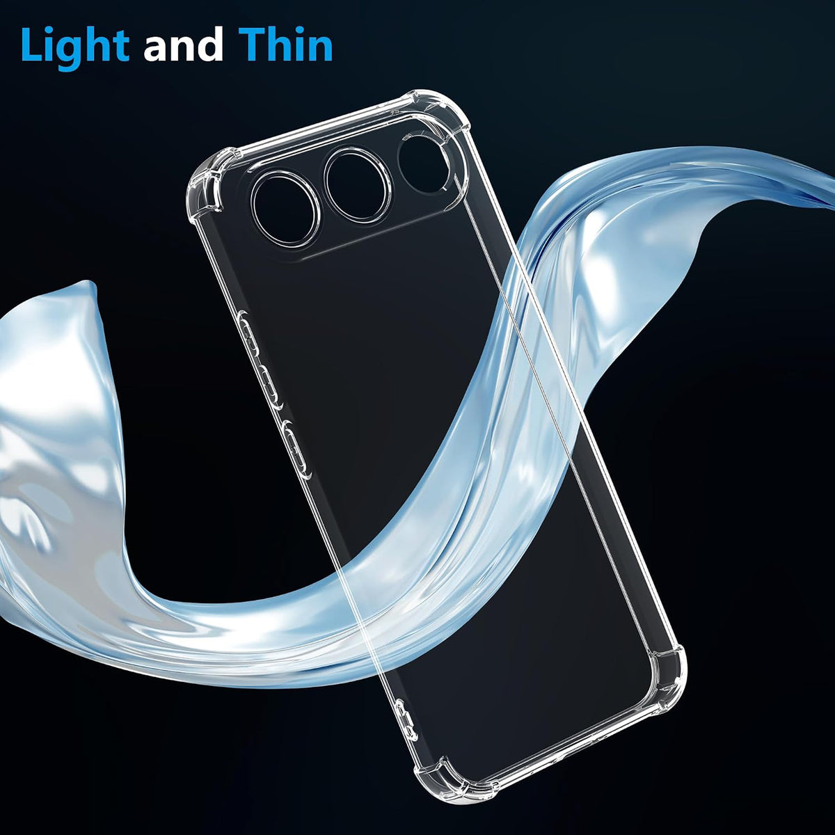 For Oppo A7 Pro 5G Clear Heavy Duty Shockproof Soft Gel Case Cover – Air Cushion Protection