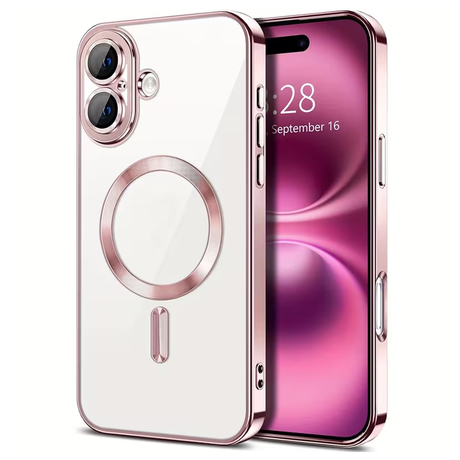For Apple iPhone 17 | 17 Air | 17 Pro | 17 Pro Max MagSafe Magnetic Case with HaloLock Shockproof Protection Scratch Resistant Back Clear Protective Cover
