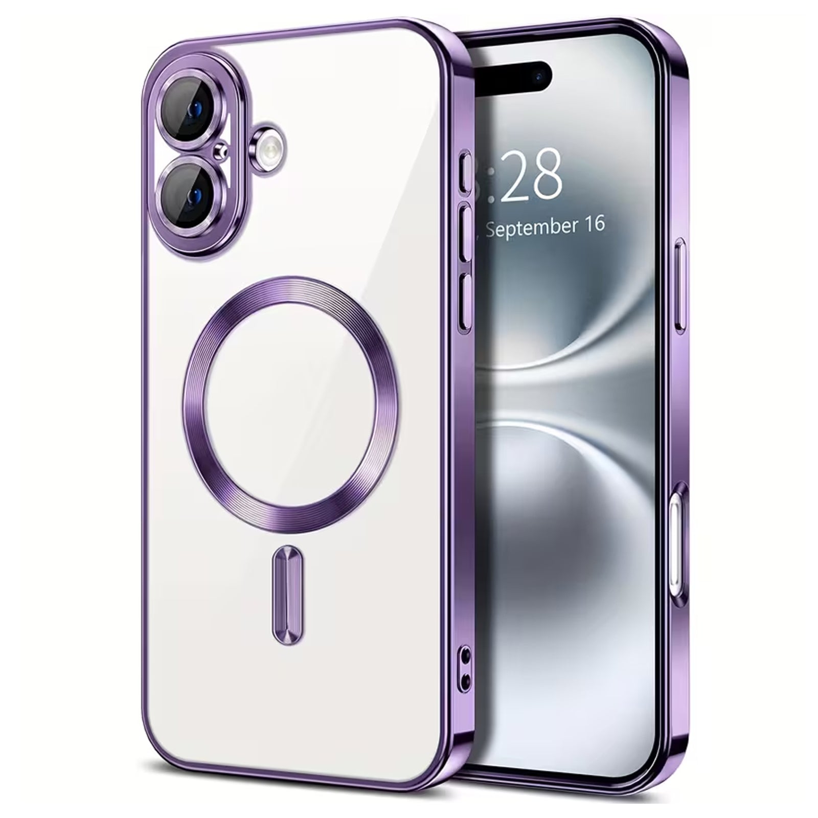 For Apple iPhone 17 | 17 Air | 17 Pro | 17 Pro Max MagSafe Magnetic Case with HaloLock Shockproof Protection Scratch Resistant Back Clear Protective Cover