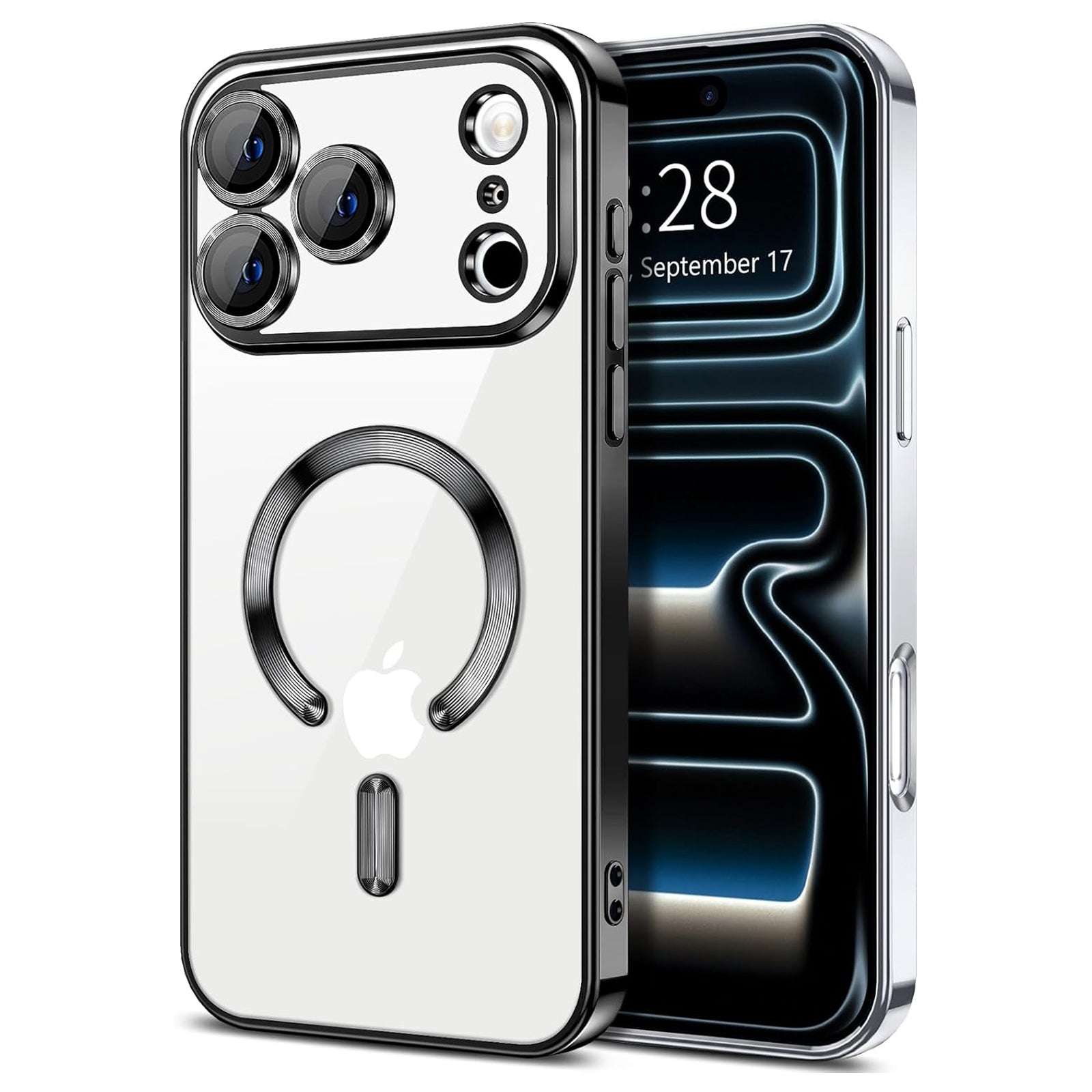 For Apple iPhone 17 | 17 Air | 17 Pro | 17 Pro Max MagSafe Magnetic Case with HaloLock Shockproof Protection Scratch Resistant Back Clear Protective Cover