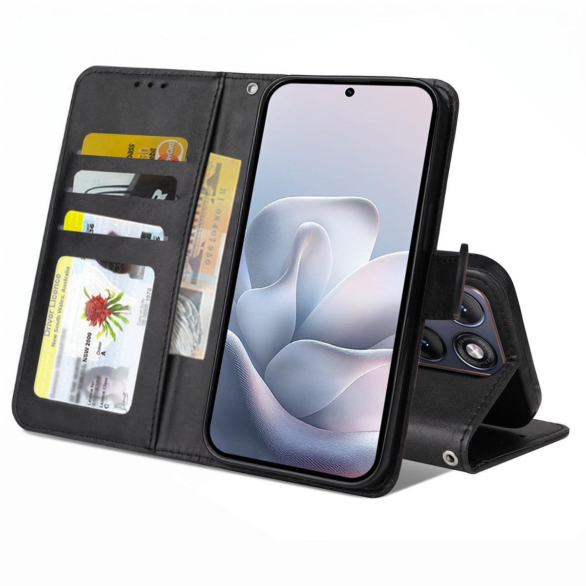 For Motorola Moto Edge 70 | Edge 70 Fusion Wallet Leather Case Flip Leather Magnetic Stand Cover