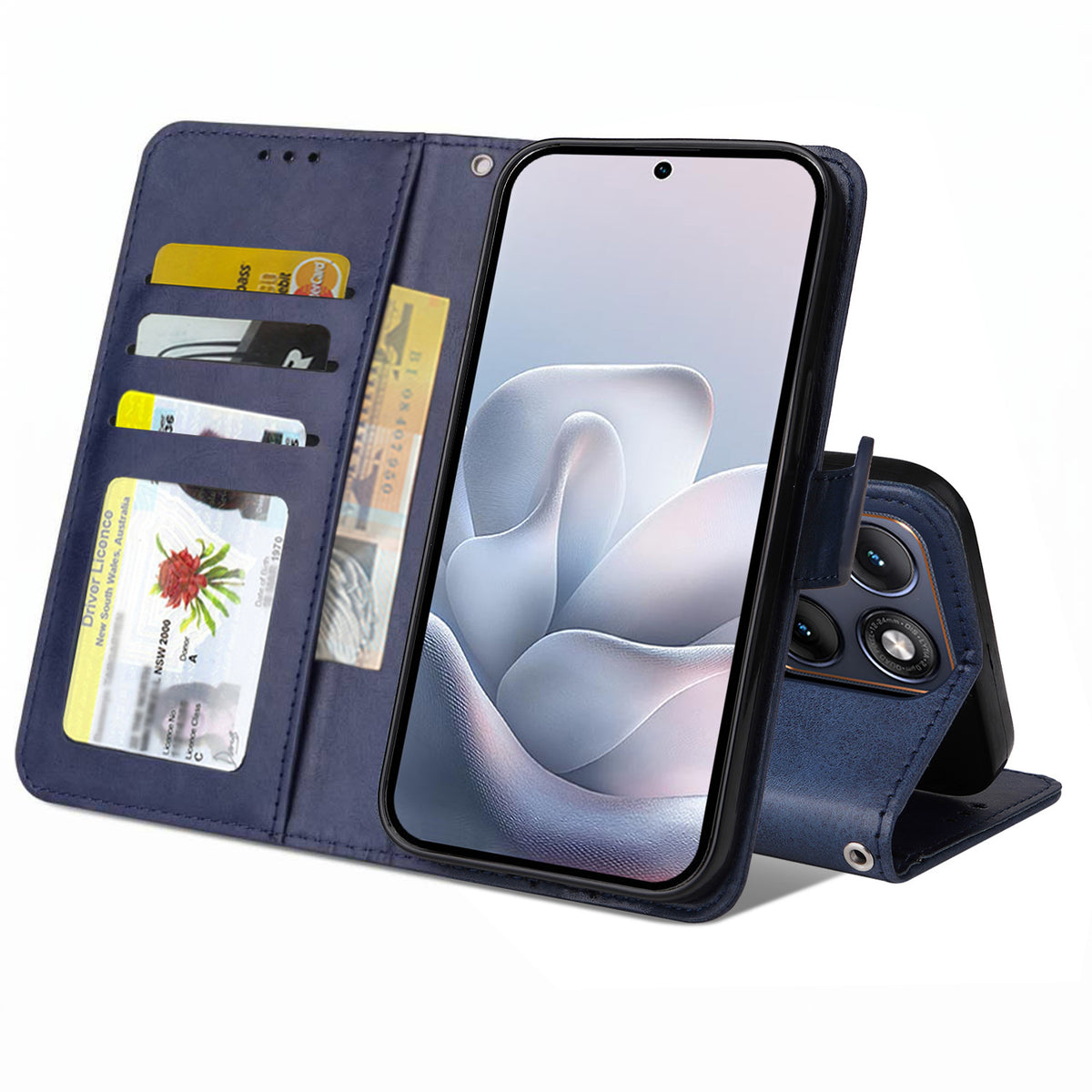For Motorola Moto Edge 70 | Edge 70 Fusion Wallet Leather Case Flip Leather Magnetic Stand Cover
