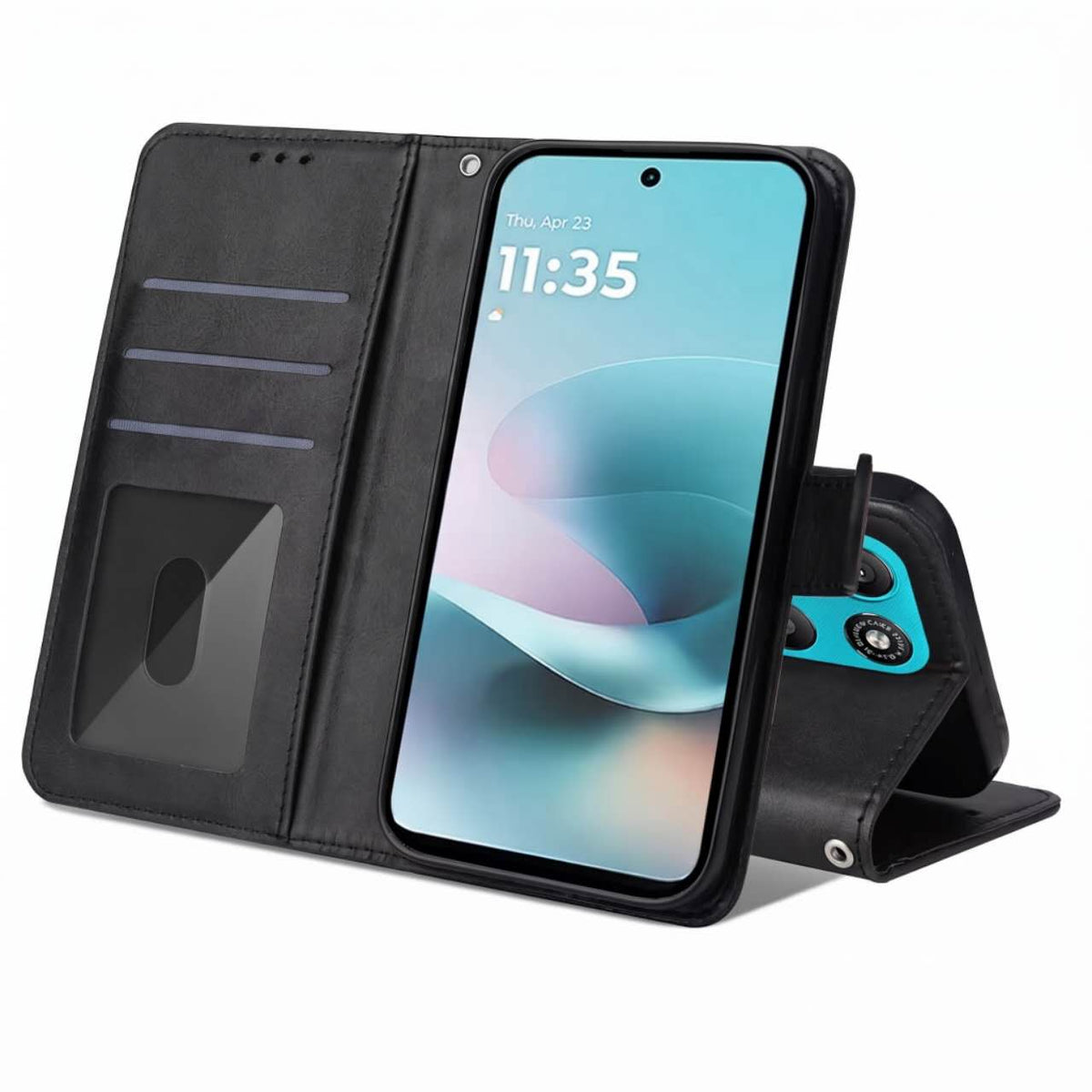 For Motorola Moto G37 | Moto G57 Wallet Leather Case Flip Leather Magnetic Stand Cover