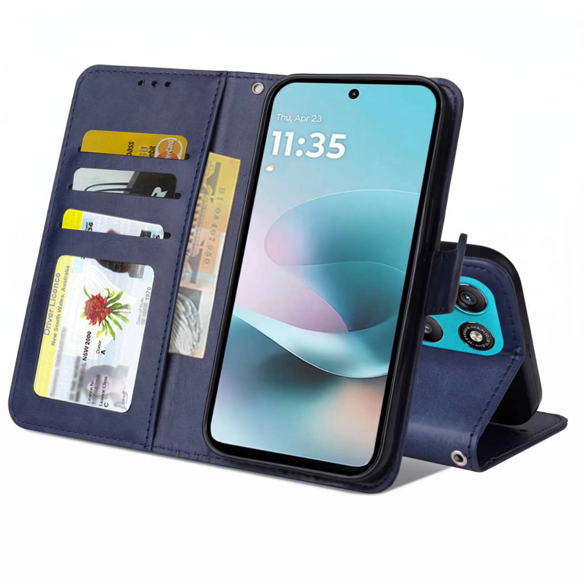 For Motorola Moto G37 | Moto G57 Wallet Leather Case Flip Leather Magnetic Stand Cover