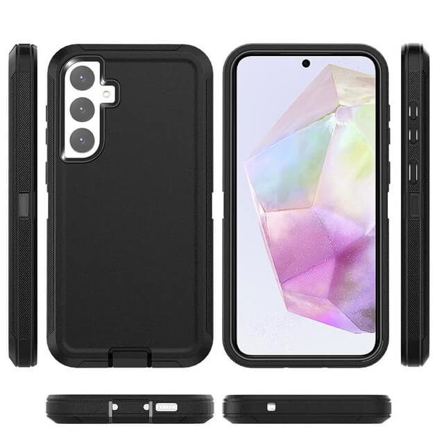 For Samsung Galaxy A35 Case Drop Resistant Defender Tradies Heavy Duty Rugged Shockproof Tough Cover