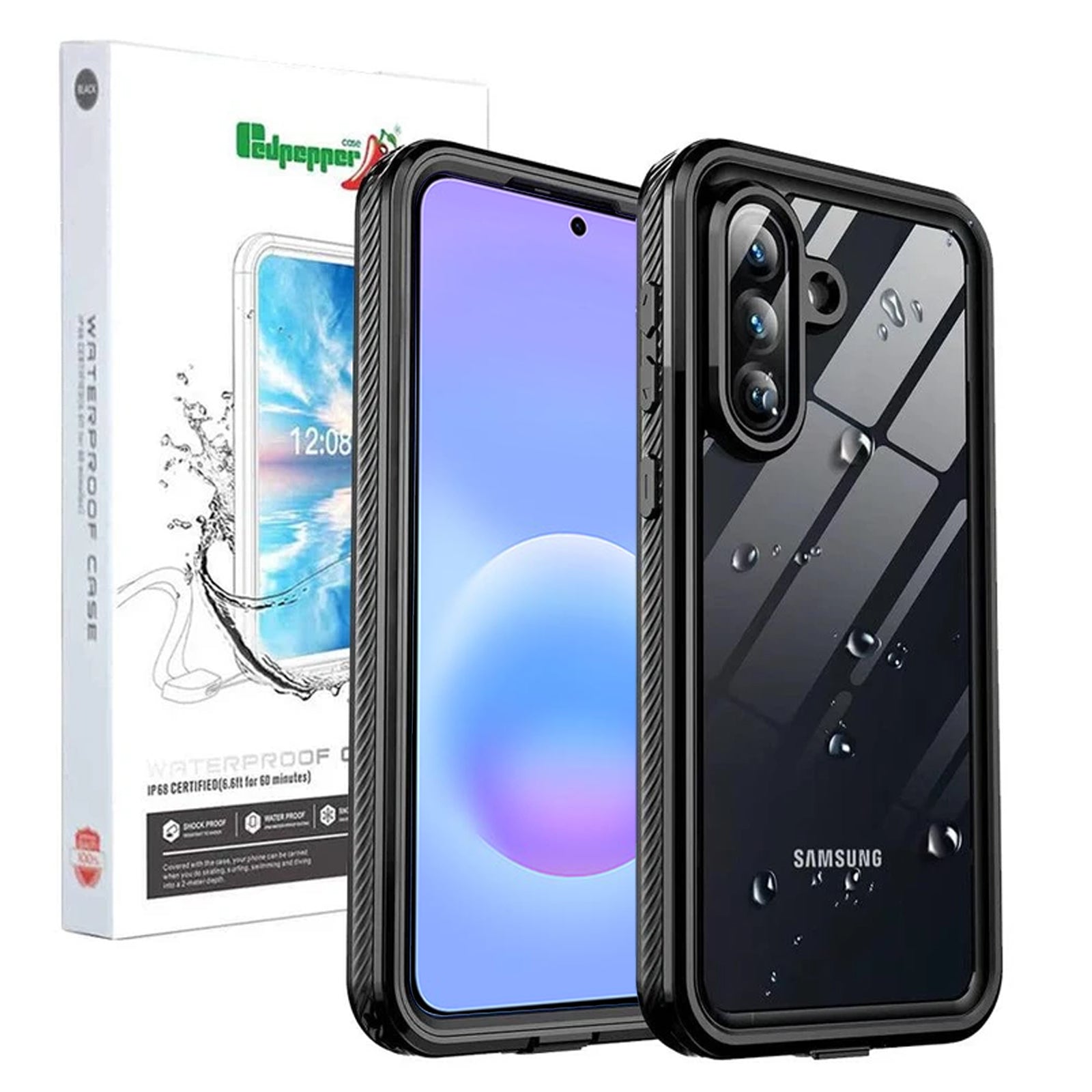 For Samsung Galaxy A57 5G Redpepper MagSafe Waterproof Case Built-in Screen & Camera Lens Protector Heavy Duty Tough Armor Cover