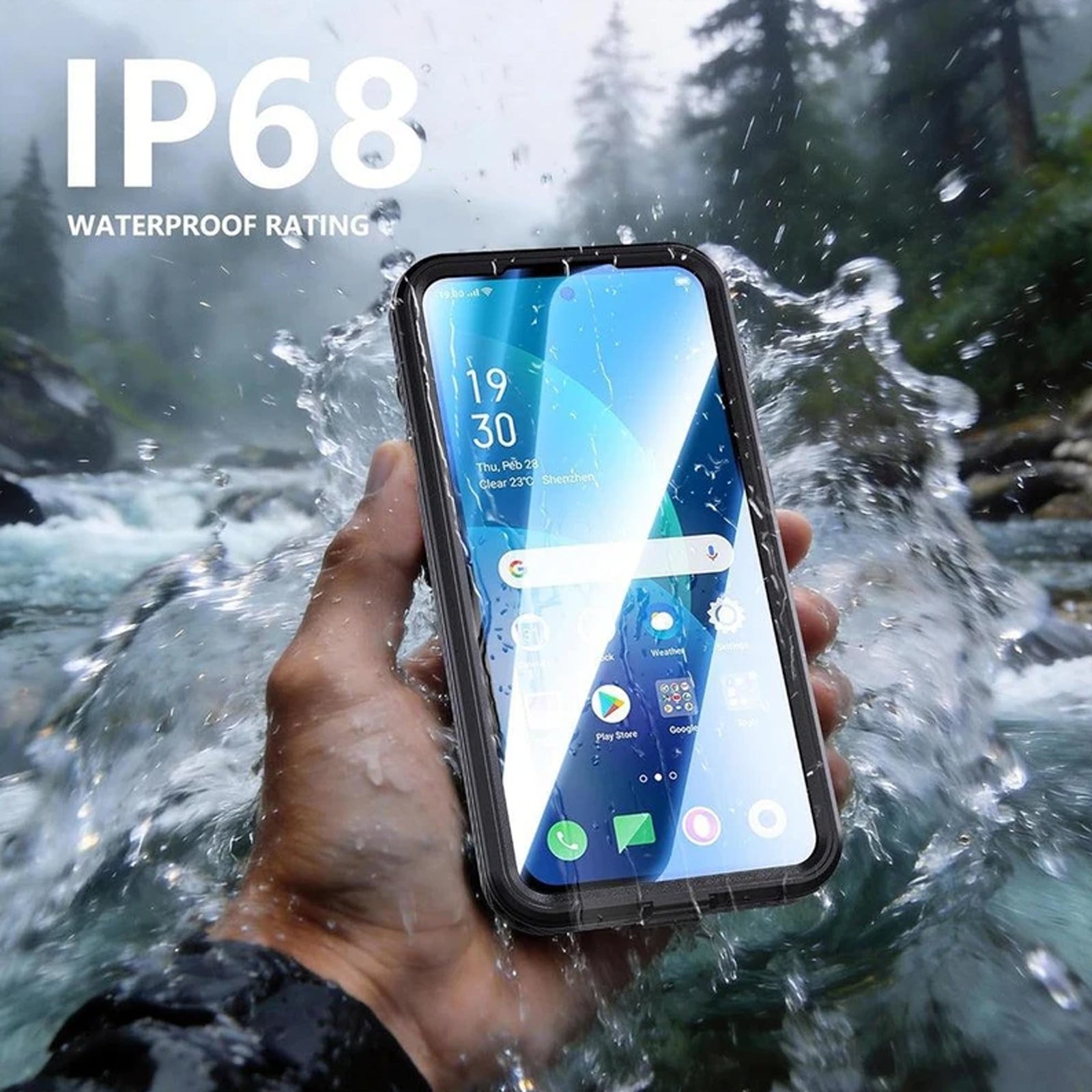For Samsung Galaxy A57 5G Redpepper MagSafe Waterproof Case Built-in Screen & Camera Lens Protector Heavy Duty Tough Armor Cover