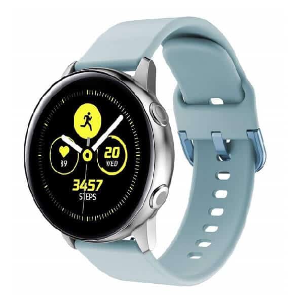 Garmin Venu SQ Silicone Wristband Adjustable Silicone Rubber Watch Band Kit (Sky Blue)