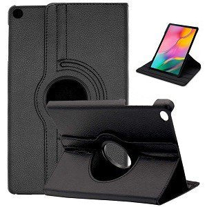 Samsung Galaxy Tab A 10.1 2019 T510 T515 360 Degree Rotating Stand Case Cover ( Black)