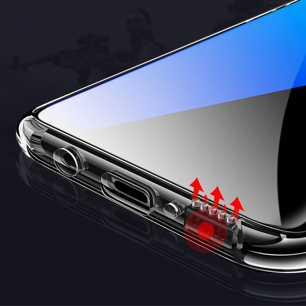 For Samsung Galaxy S10 | S10 5G | SupRShield Shockproof Tough Hard Gel Clear Transparent Anti knock Air Cushion Case Cover