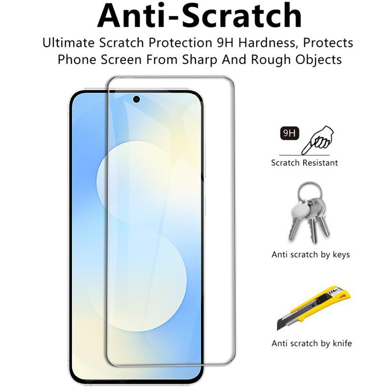 [2 Pack] For Samsung Galaxy S25/S25 Edge /S25+/S25Plus /S25 Ultra Tempered Glass LCD Screen Protector Film Guard (Clear)