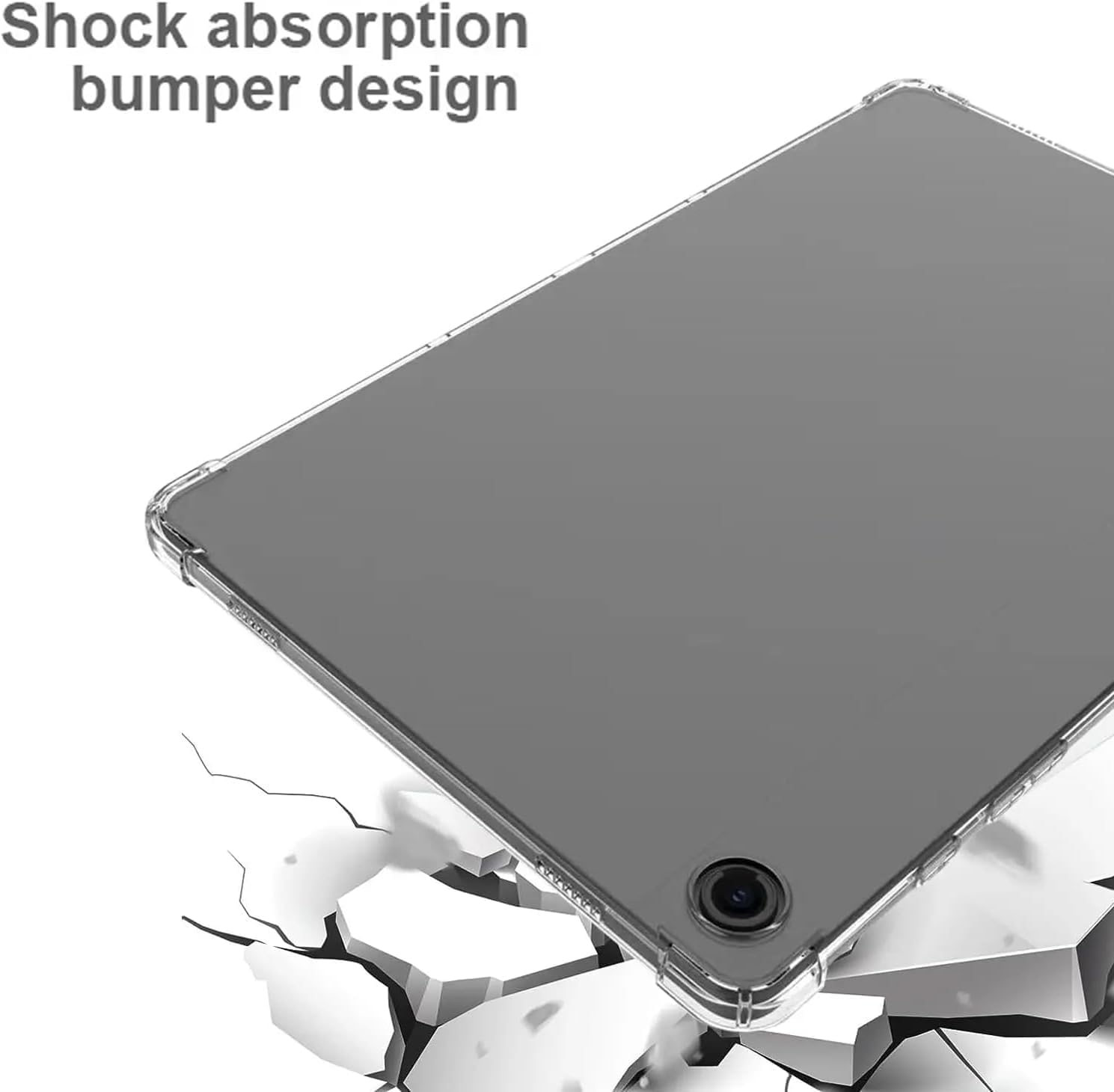 For Samsung Galaxy TAB A11+Plus X310 Heavy Duty Soft Clear Shockproof Case Cover