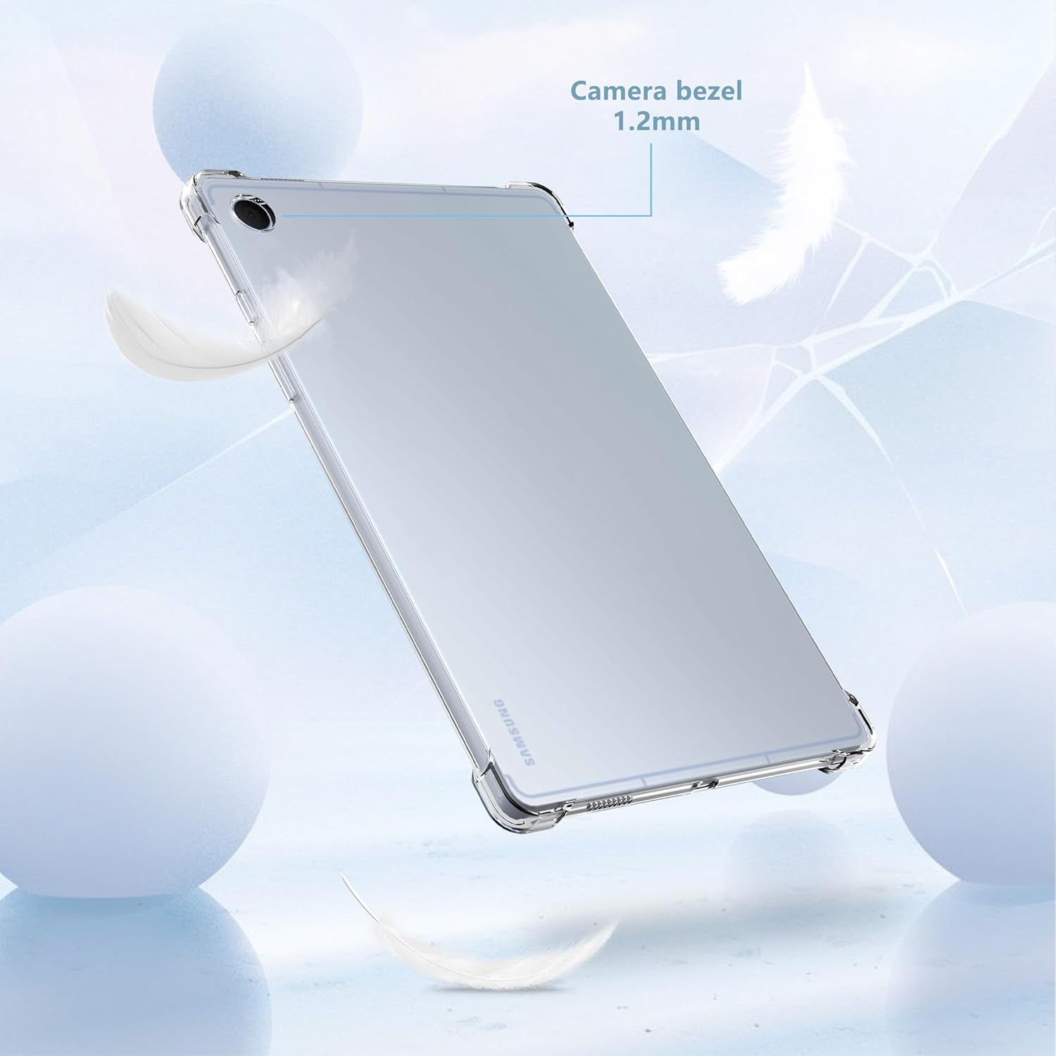 For Samsung Galaxy TAB A11+Plus X310 Heavy Duty Soft Clear Shockproof Case Cover