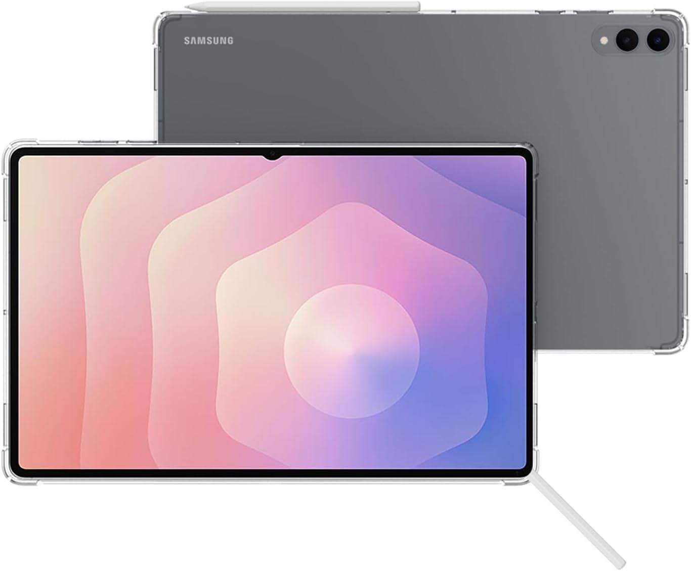 For Samsung Galaxy TAB S11 Ultra & S11 Clear Case Shockproof Heavy Duty Gel Clear Air Cushion Cover