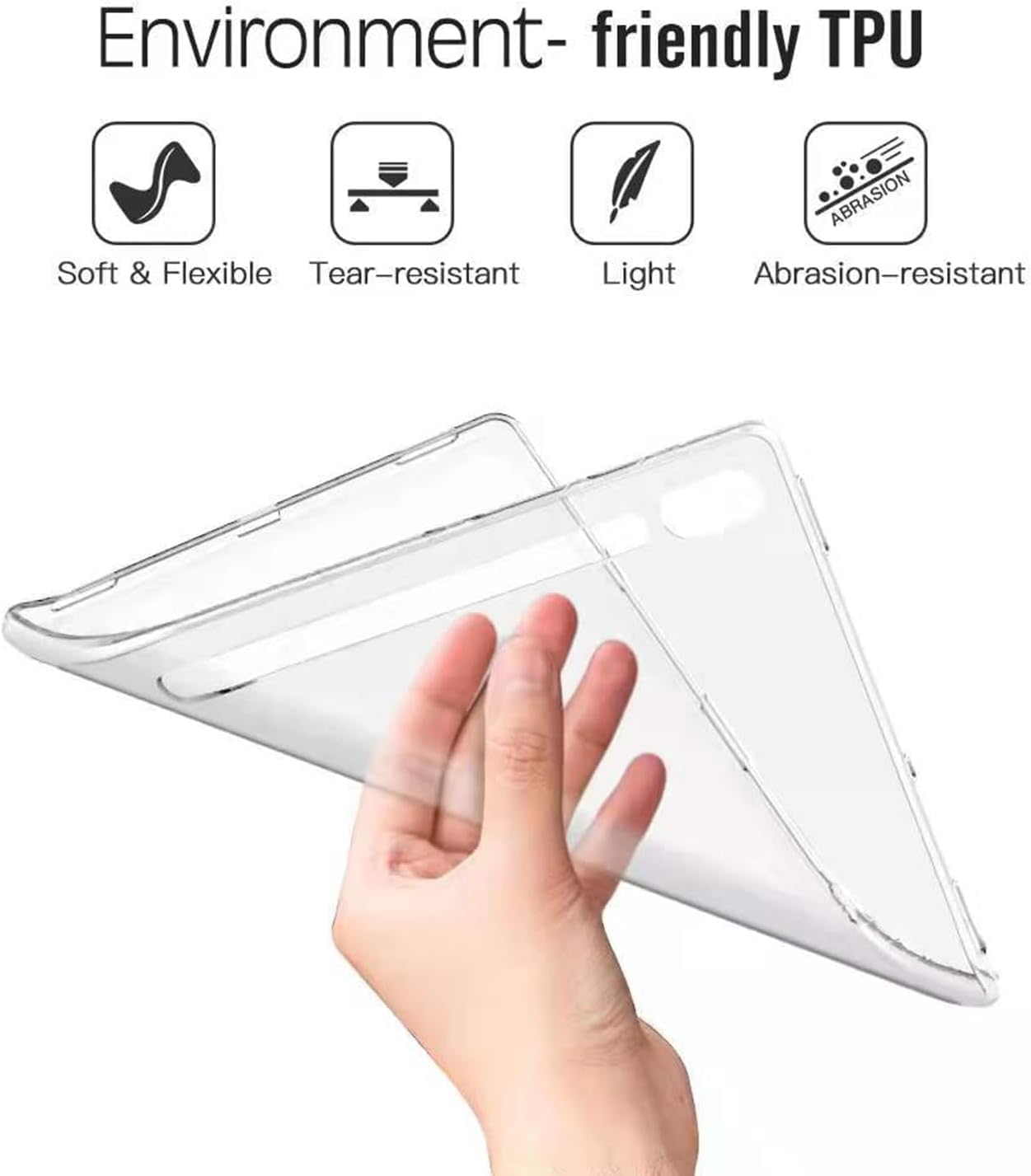 For Samsung Galaxy TAB S11 Ultra & S11 Clear Case Shockproof Heavy Duty Gel Clear Air Cushion Cover