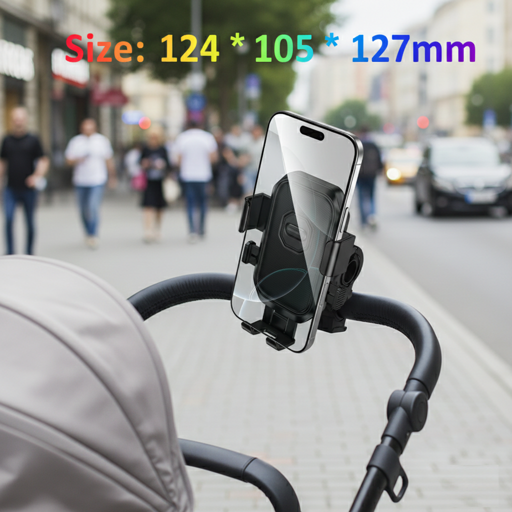 Borofone BH141 Bike Mount Heavy-Duty Smartphone Handle Bar Holder for Motorcycles & Bicycle