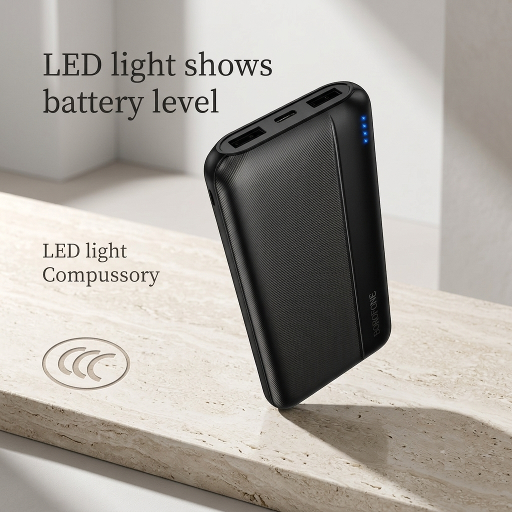 CCC (3C) Certified Borofone BJ90 10000mAh Flight Safety Approved Portable Power Bank