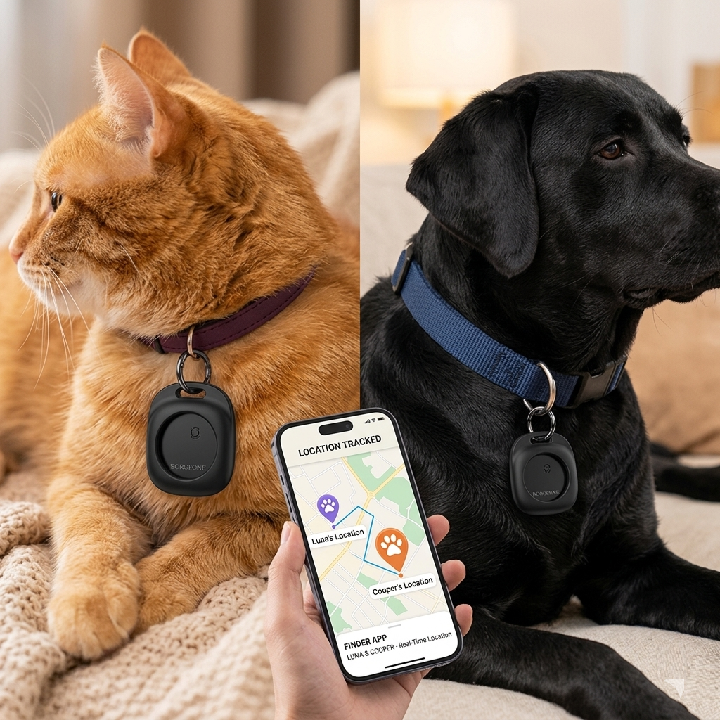 Borofone BC105 Anti-Lost Device GPS Tracker with Google Find Hub for Keys, Bags, Luggage, and Vehicles – Smart Locator