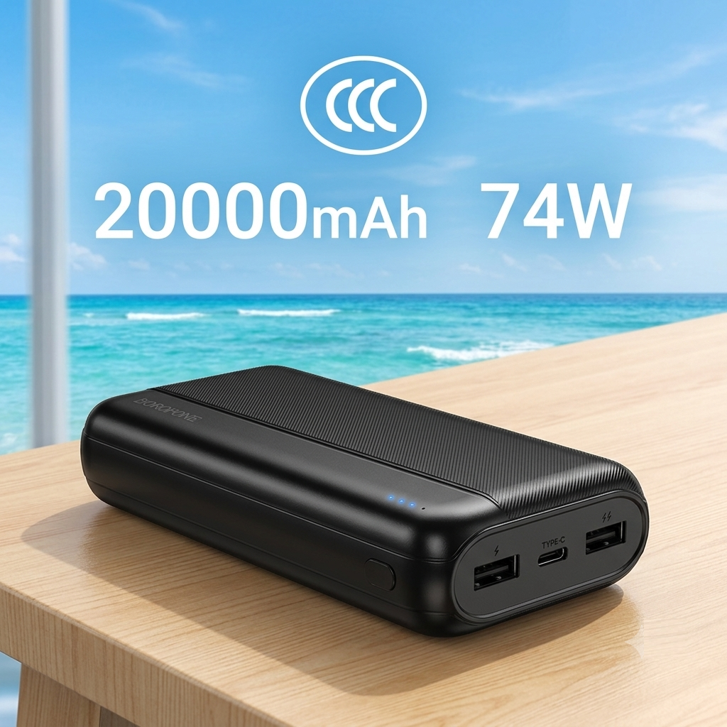 CCC (3C) Certified Borofone BJ90A 20000mAh Flight Safety Approved Portable Power Bank