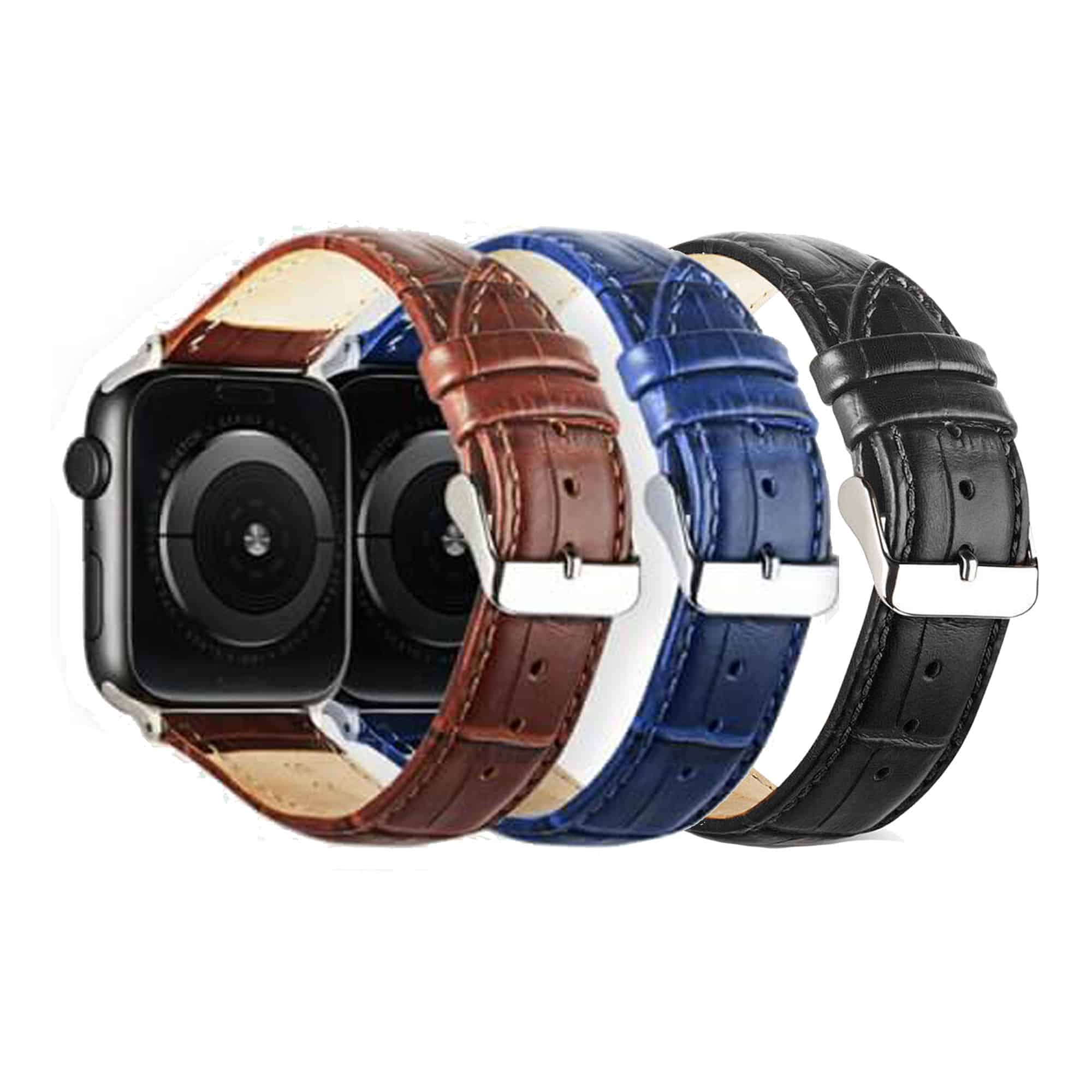 Genuine Leather Wristband For Apple Watch Series 8 7 SE 6 5 4 3 2 1 Ultra Replacement Wrist Band 38mm 40mm 41mm 42mm 44mm 45mm 49mm