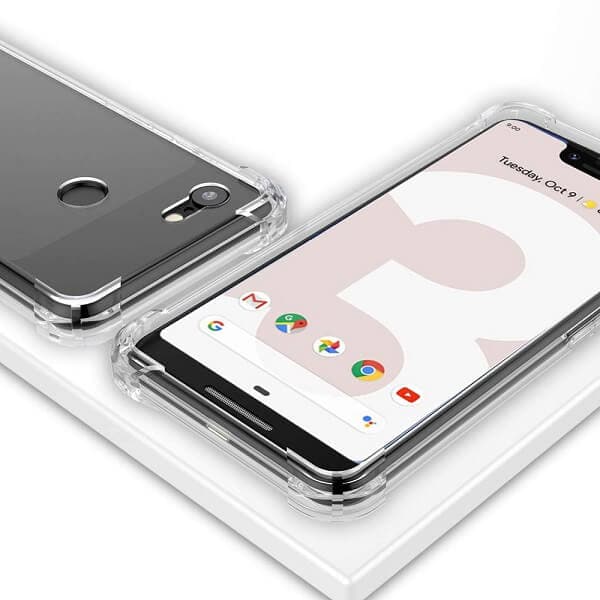 Google Pixel 3 XL Clear Case Shockproof Heavy Duty Gel Air Cushion Cover