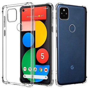 Google Pixel 5 5G Clear Case Shockproof Tough Transparent Anti Knock Air Cushion Heavy Duty Cover