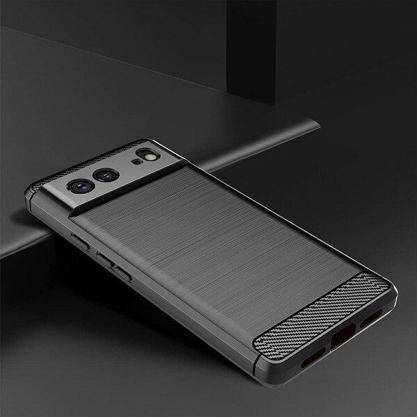 Google Pixel 6 Case Shockproof Heavy Duty Rugged Anti Knock Back Cover (Black)