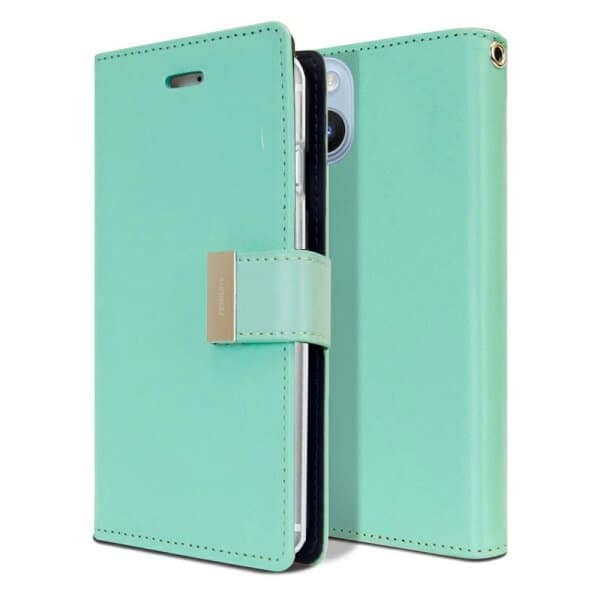Goospery Apple iPhone 15 Pro Max Rich Diary Wallet Flip Case Leather Card Slots Magnetic Cover