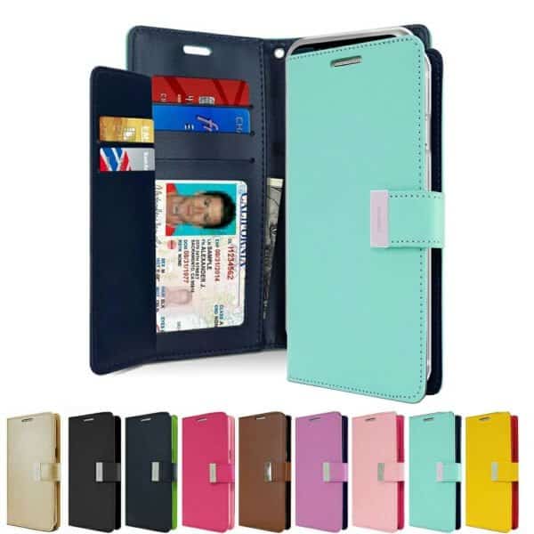 Goospery Apple iPhone 15 Pro Max Rich Diary Wallet Flip Case Leather Card Slots Magnetic Cover