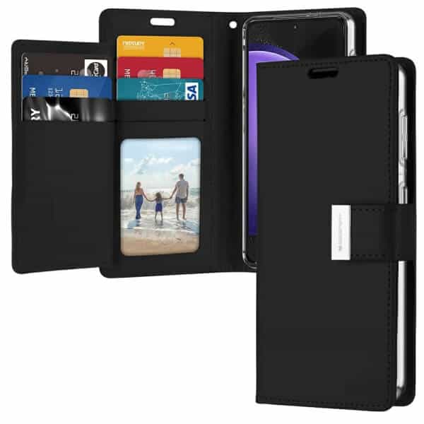Goospery For Samsung Galaxy S23 | S23 FE | S23+ /S23 Plus | S23 Ultra Rich Diary Wallet Flip Case Leather Card Slots Magnetic Cover