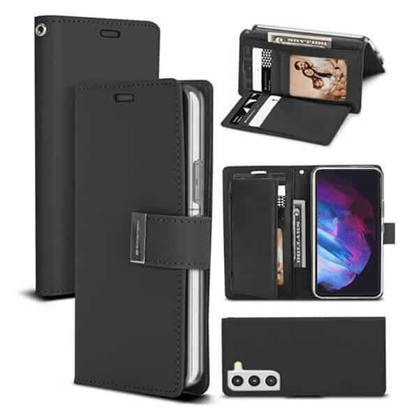 Goospery For Samsung Galaxy S23 | S23 FE | S23+ /S23 Plus | S23 Ultra Rich Diary Wallet Flip Case Leather Card Slots Magnetic Cover