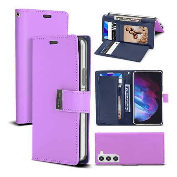Goospery For Samsung Galaxy S23 | S23 FE | S23+ /S23 Plus | S23 Ultra Rich Diary Wallet Flip Case Leather Card Slots Magnetic Cover