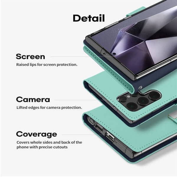 Goospery Samsung Galaxy S24, S24+ S24 Plus & S24 Ultra Rich Diary Wallet Flip Case Leather Card Slots Magnetic Cover