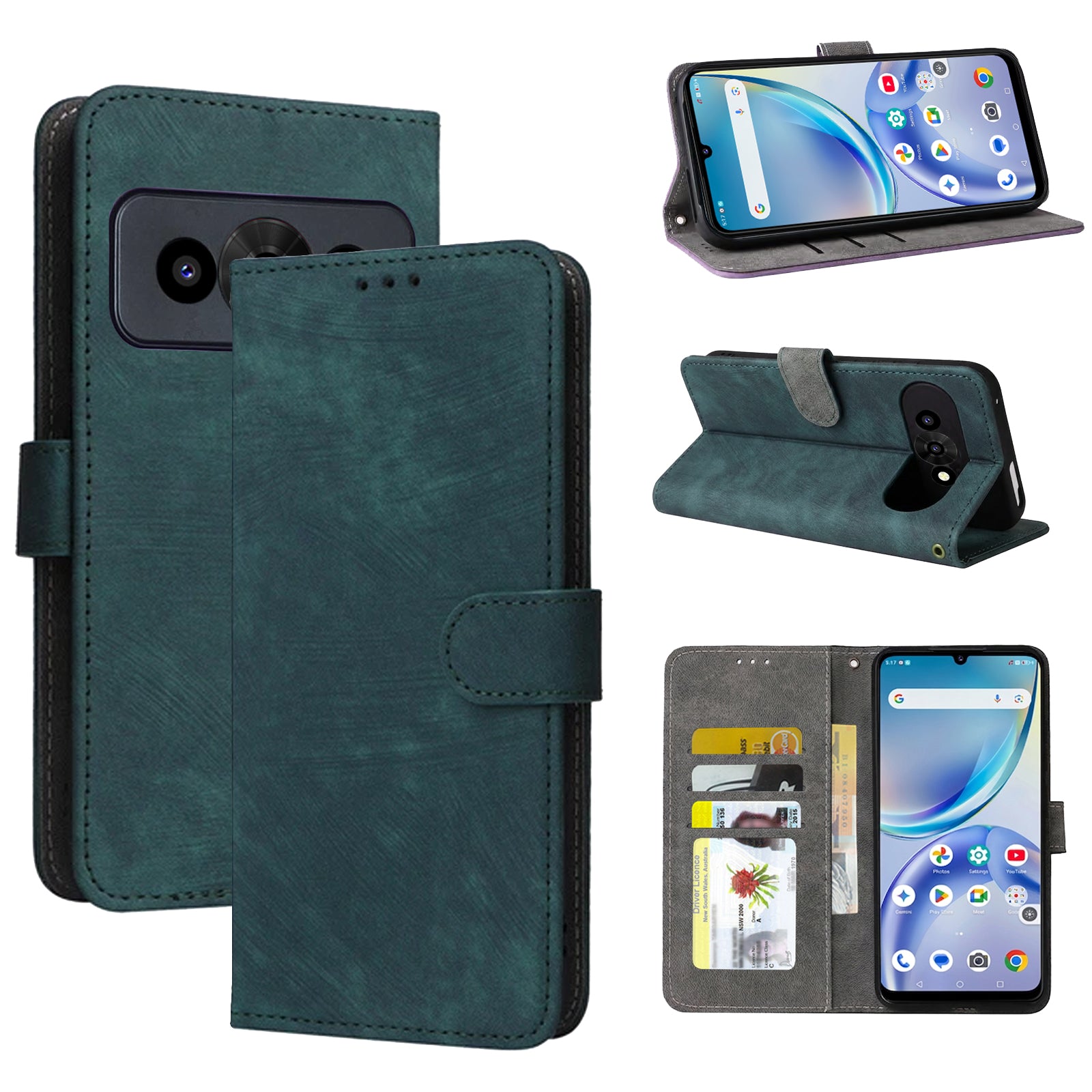 For Optus X Value 5G Wallet Leather Case Flip Leather Magnetic Stand Cover