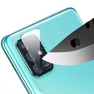 Samsung Galxy A71 Camera Lens Tempered Glass Protector