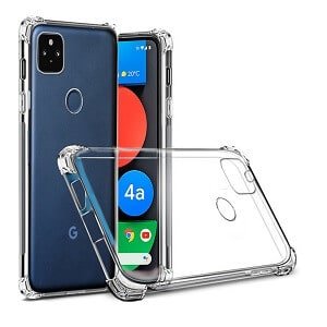 Google Pixel 4A 5G Clear Case Shockproof Tough Transparent Anti Knock Air Cushion Heavy Duty Cover