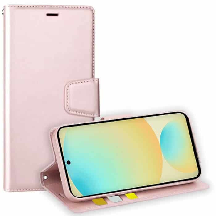 Hanman For Samsung Galaxy S24, S24+ S24 Plus,S24 FE & S24 Ultra Wallet Leather Flip Shockproof Cover