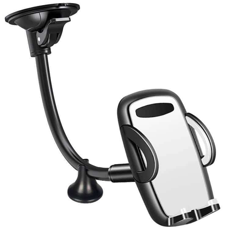 Windshield /Dashboard /Air vent Car Cell Mobile Phone Holder With Long Arm Mount for GPS iPhone Samsung Nokia Google Motorola Universal