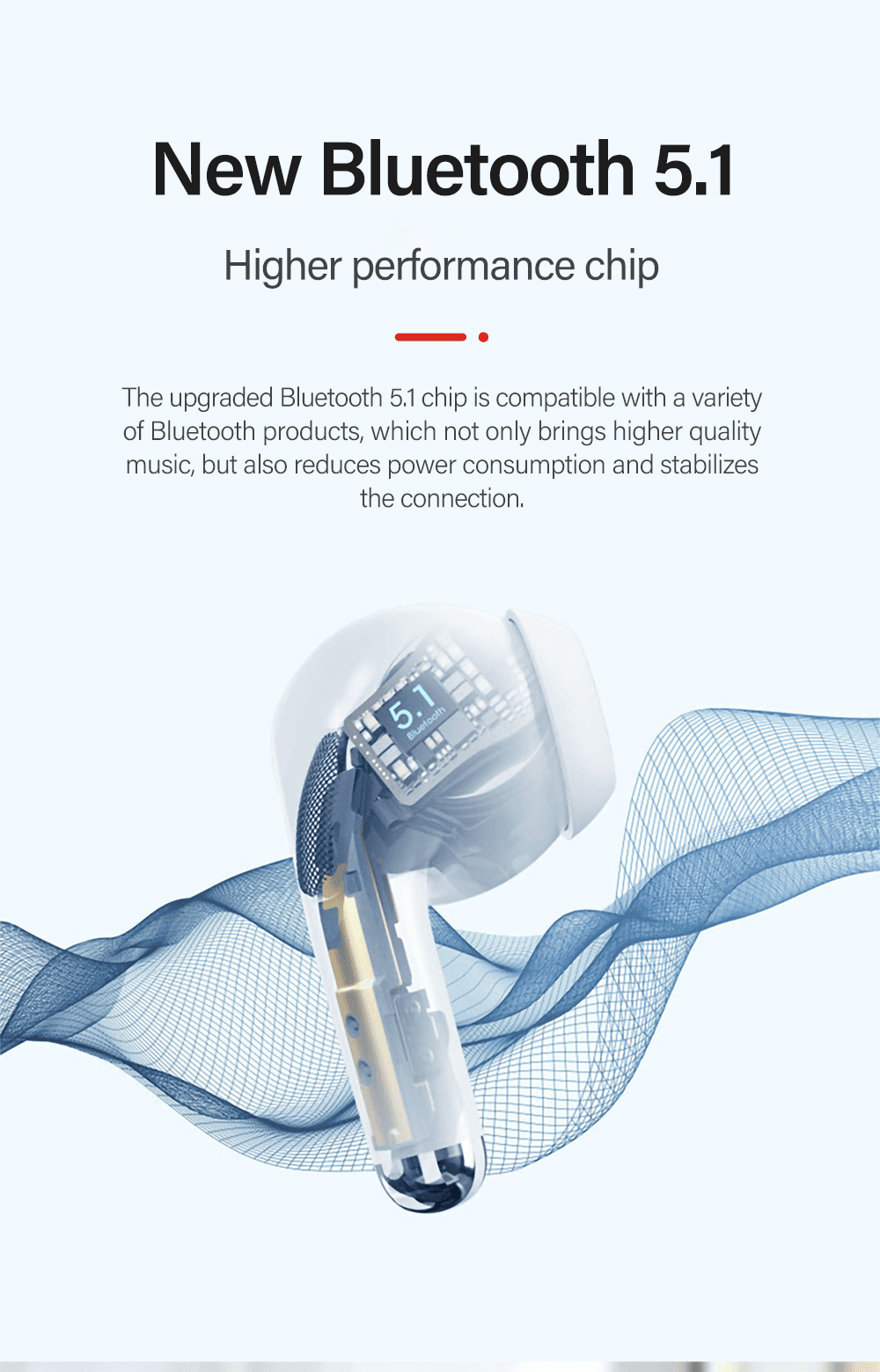 Lenovo LP40 Pro TWS Wireless Earphones Bluetooth 5.1 Waterproof Headset Touch Control Dual Stereo Bass Earbuds Sports Headphones (White)