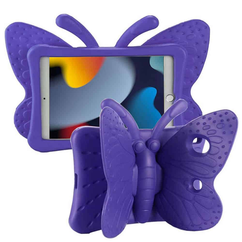 For Apple iPad 10.2 inch 9th/8th/7th Gen /Pro 10.5/Air 3 Kids Case, Butterfly Shockproof Handle Eva Stand Protective Shockproof Cover