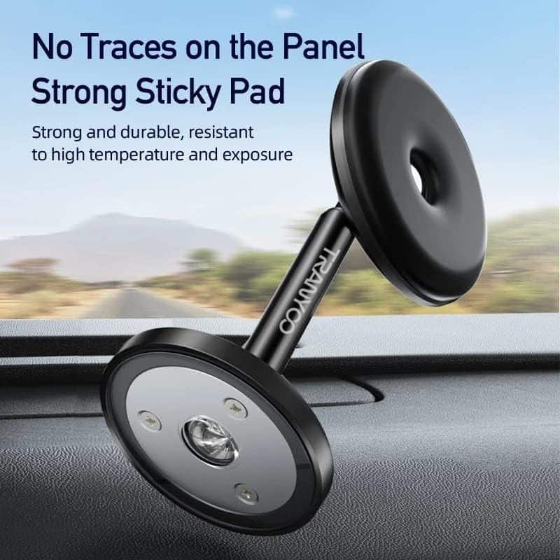Tranyoo 360 Degree Rotating Strong Magnetic Suction Car Dashboard/Desktop Mobile Phone Holder For iPhone/Samsung/Google/Oppo/Nokia/Xiaomi/TCL/Vivo