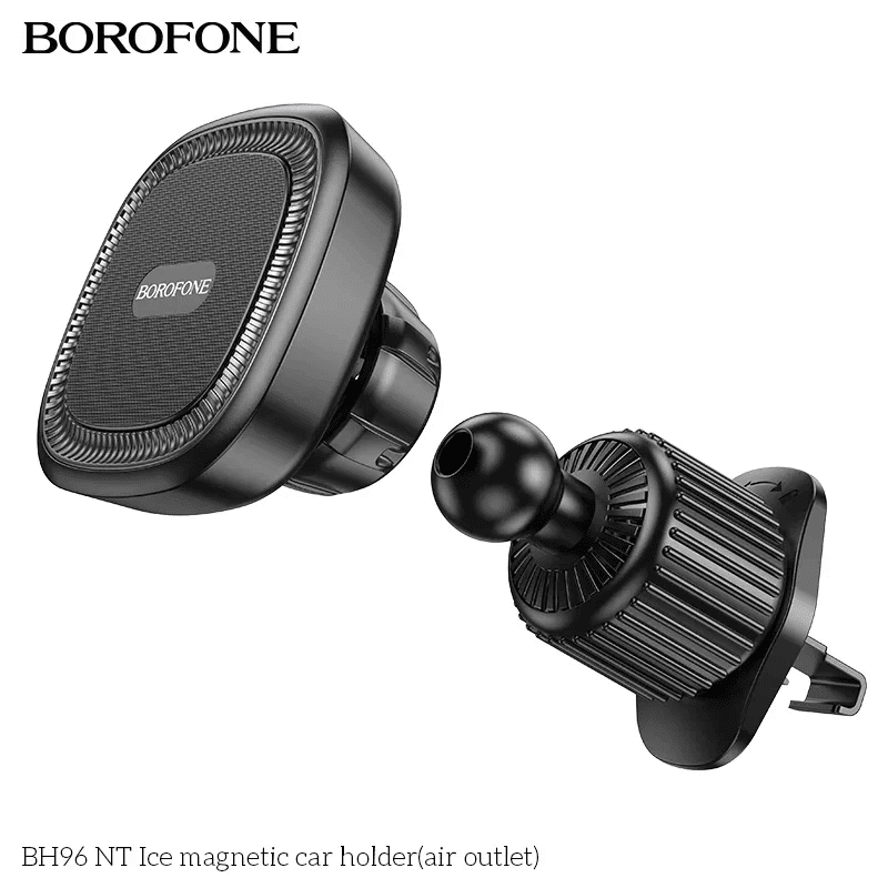 BOROFONE BH96 NT 360-degree Rotating Air Outlet Magnetic Air Vent Car Mobile Phone Holder for 4.5-7 inch iPhone Samsung Google Nokia Oppo Motorola