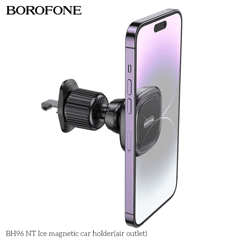 BOROFONE BH96 NT 360-degree Rotating Air Outlet Magnetic Air Vent Car Mobile Phone Holder for 4.5-7 inch iPhone Samsung Google Nokia Oppo Motorola